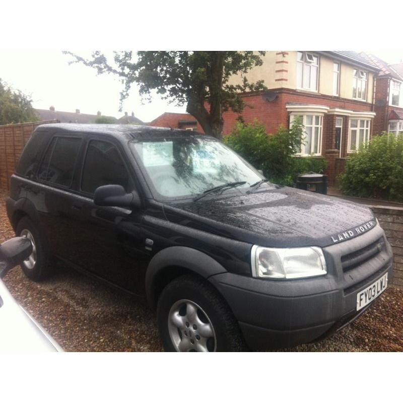 Land rover freelander TD4 2.0 diesel 03 plate