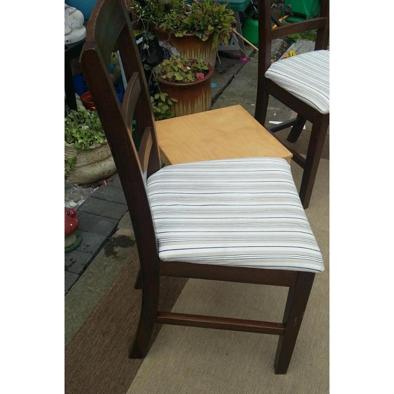 Lovely pair of dining chairs