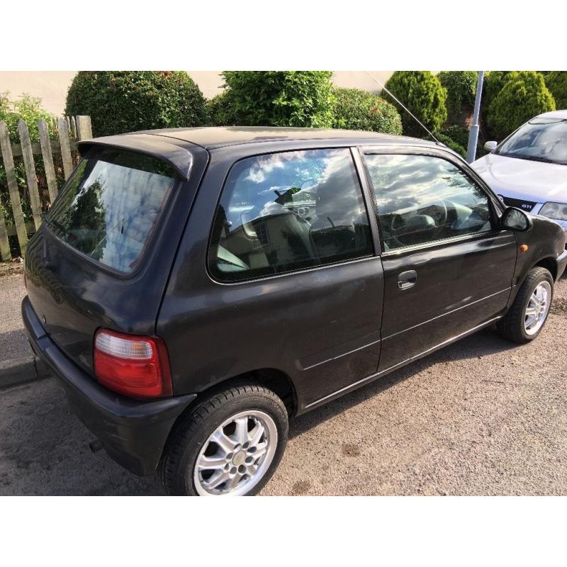 Suzuki Alto GL 993cc Petrol 5 speed manual 3 door 02 Plate 01/03/2002 Black