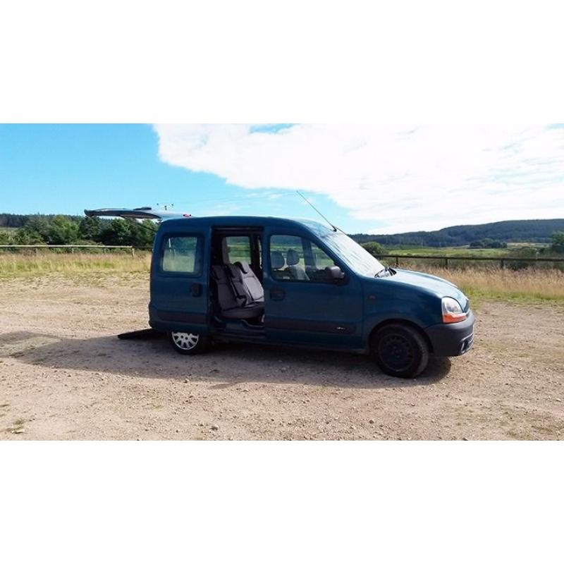 Wheelchair Modified 5-Door KANGOO (will deliver anywhere in UK)