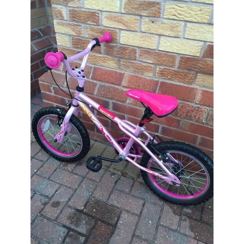 16" Girls Bike Apollo Roxi