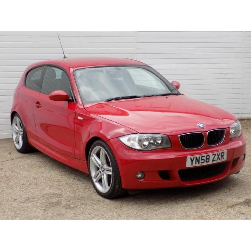 2008 58 BMW 1 SERIES 2.0 118D M SPORT 3D 141 BHP DIESEL