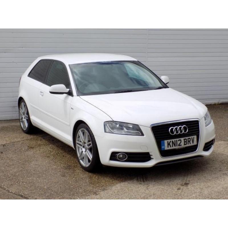 2012 12 AUDI A3 1.6 TDI S LINE 3D 103 BHP DIESEL