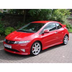 EXCELLENT LOOKS!!! RED 2007 HONDA CIVIC 2.0 i VTEC TYPE R GT 3dr, FHSH,