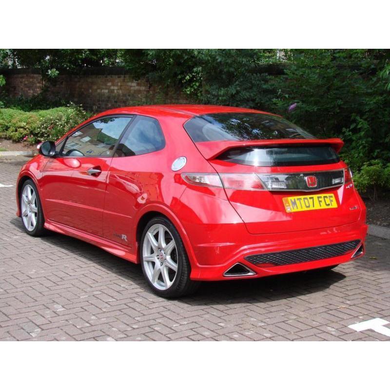 EXCELLENT LOOKS!!! RED 2007 HONDA CIVIC 2.0 i VTEC TYPE R GT 3dr, FHSH,