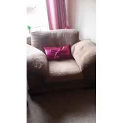 3 Seater and Chair good condition.