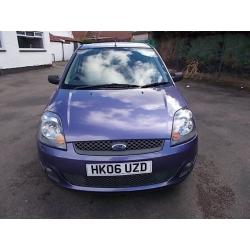 FORD FIESTA 1.2 ZETEC HSATCHBACK 06 REG MOT JANUARY 2017