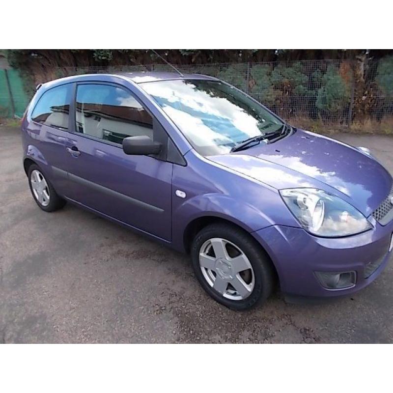 FORD FIESTA 1.2 ZETEC HSATCHBACK 06 REG MOT JANUARY 2017