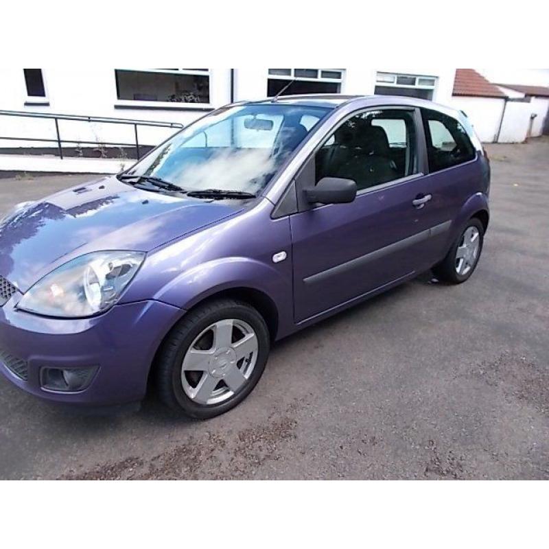 FORD FIESTA 1.2 ZETEC HSATCHBACK 06 REG MOT JANUARY 2017