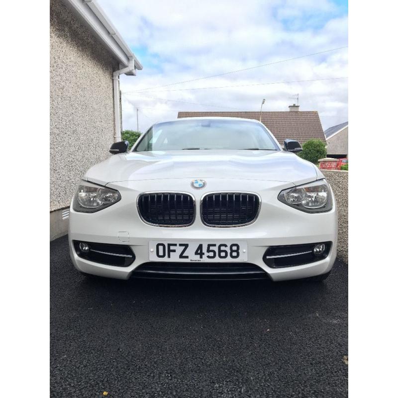 2013 BMW 116i Sport White 3 Door 136 BHP