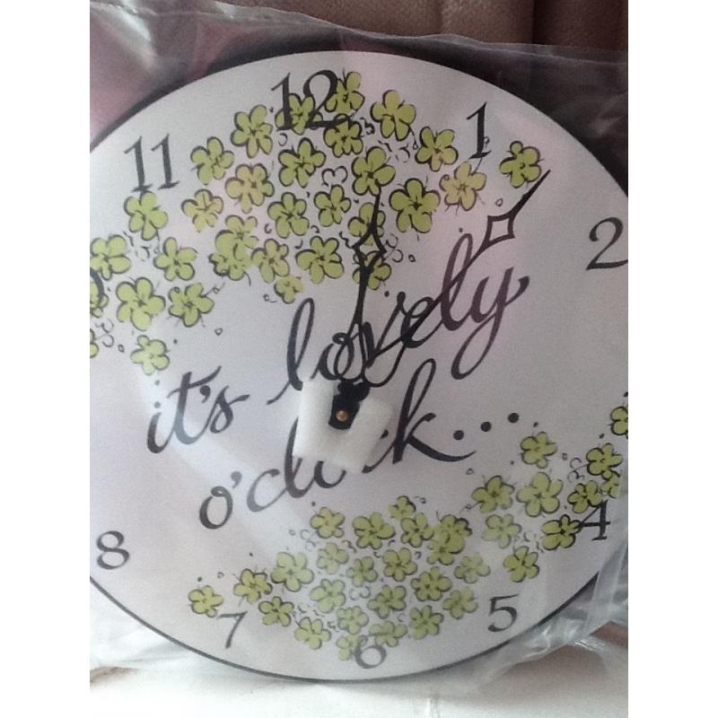 Brand new lovely wall clock