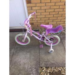 Girls princess bike