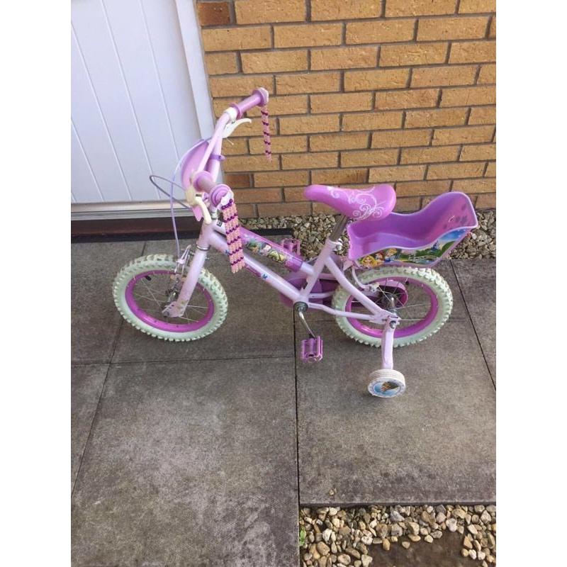 Girls princess bike