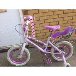 Girls princess bike