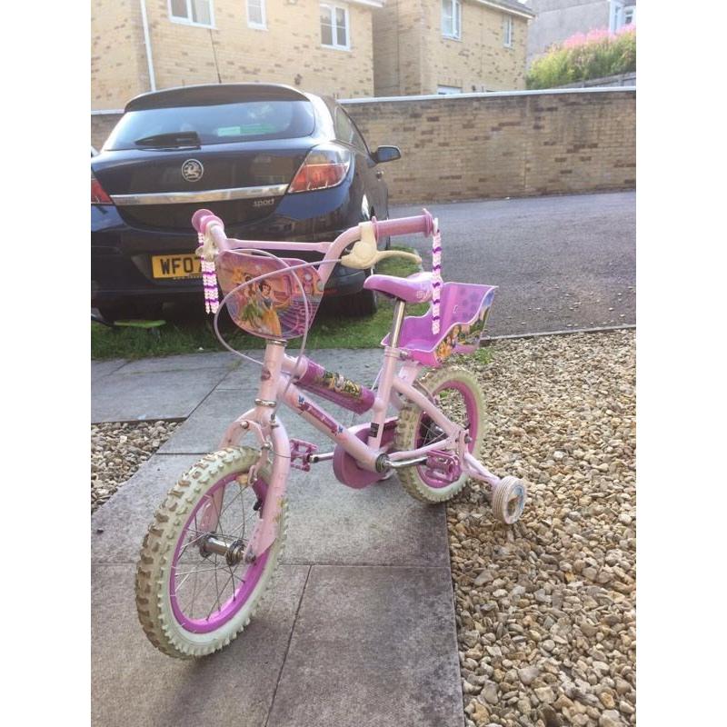 Girls princess bike