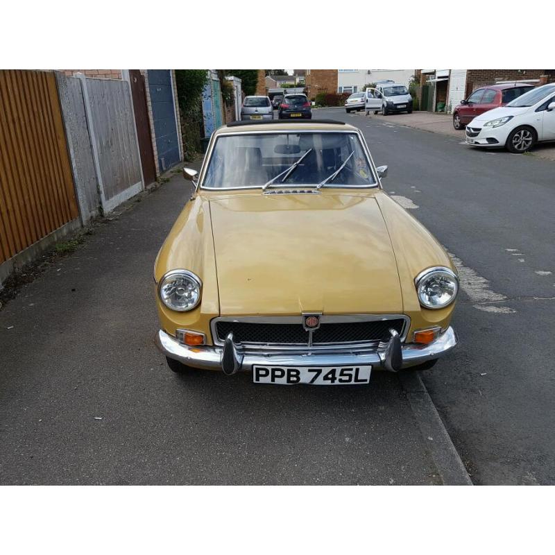 1973 mgb gt chrome bumpers