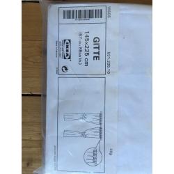 Gitte IKEA curtains 145x225 cm (57 1/8 x 88 5/8 in). Brand new never been opened.