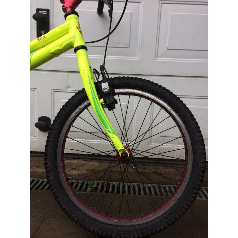 ONZA SKA TRIALS BIKE-YELLOW