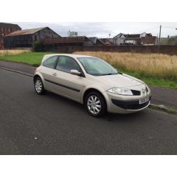 06 REG RENAULT MEGANE 1.4 **53,000** MILES MOT 1 YEAR astra focus golf civic peugeot 206 307 clio