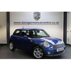 2012 62 MINI HATCH ONE 1.6 ONE LIGHTNING BLUE 3DR 98 BHP