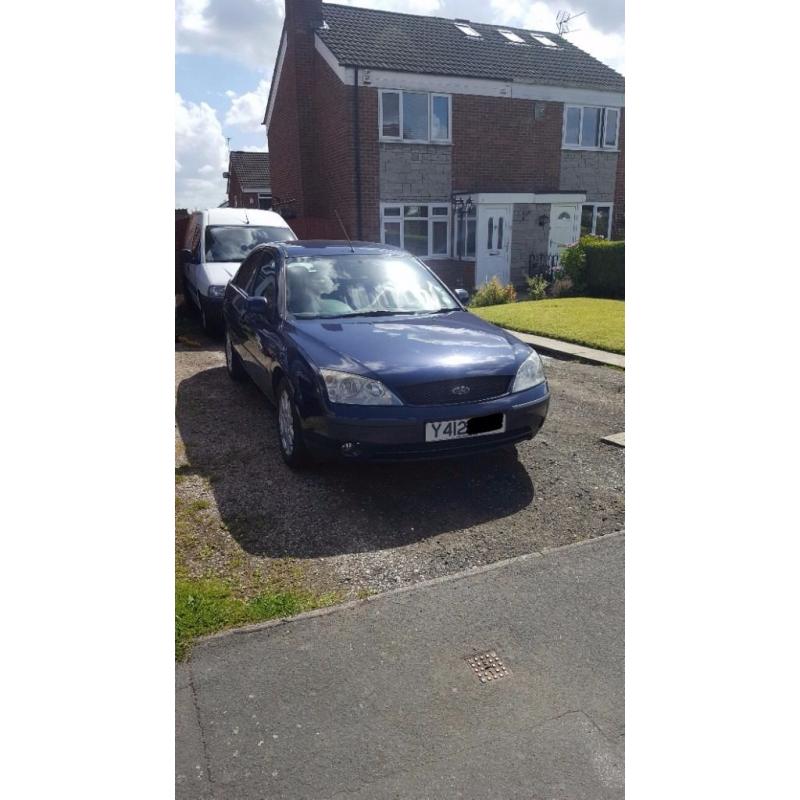 Ford Mondeo 1.8 Zetec Mk3 2001