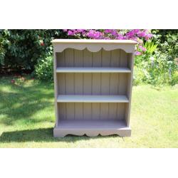 Hand Painted Solid Pine Bookcase In Coco (Delivery options available)