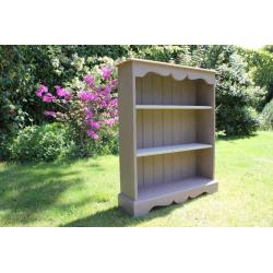 Hand Painted Solid Pine Bookcase In Coco (Delivery options available)