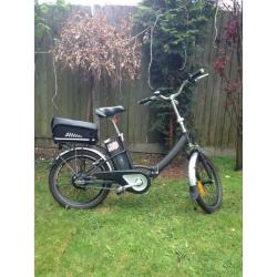 Foldable electric bicycle, excellent condition