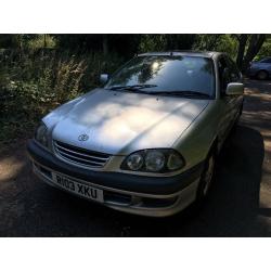 Toyota Avensis GLS 1998cc Petrol Automatic 5 door hatchback R Reg 18/05/1998 Silver