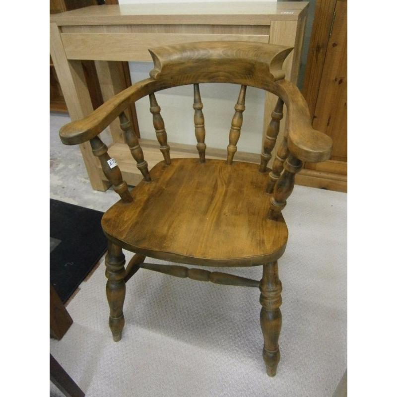 Solid wood, sturdy 'smokers' bow chair