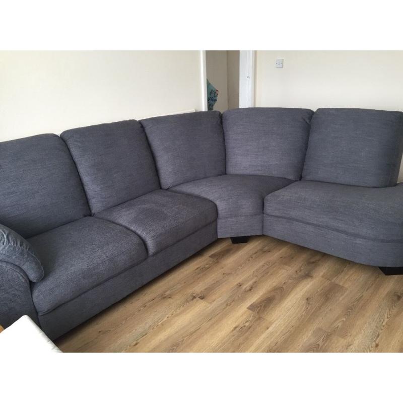 IKEA Tidafors Corner Sofa in Hensta Grey 1 - 3 months old