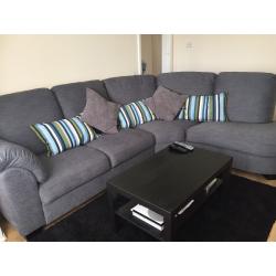 IKEA Tidafors Corner Sofa in Hensta Grey 1 - 3 months old