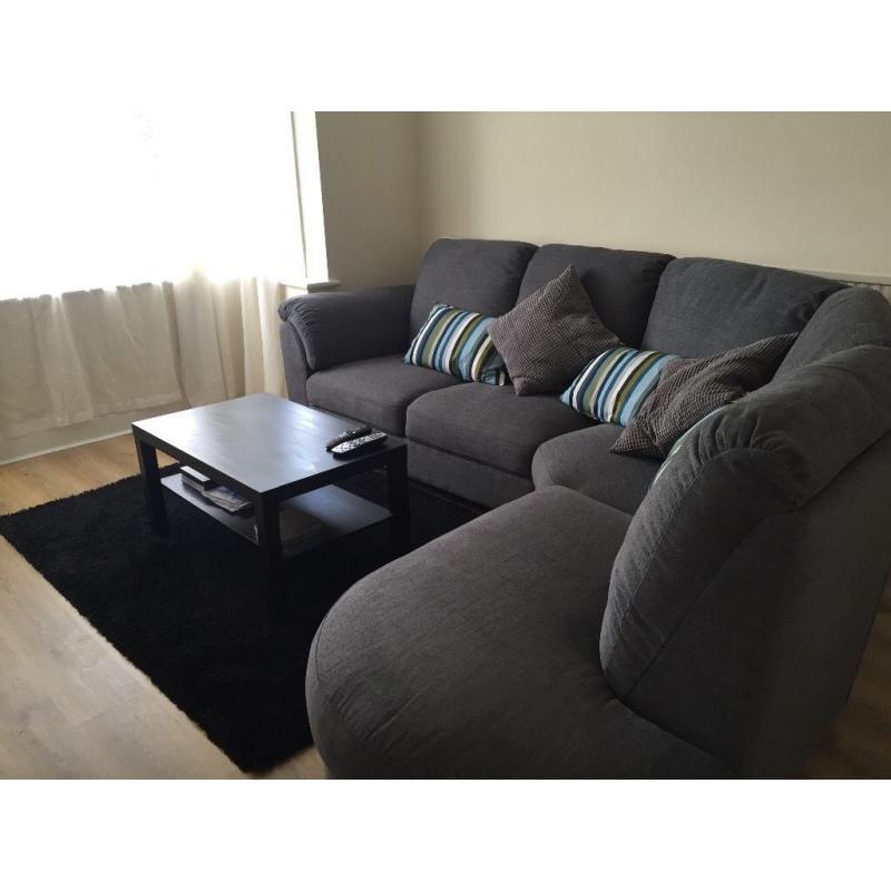 IKEA Tidafors Corner Sofa in Hensta Grey 1 - 3 months old