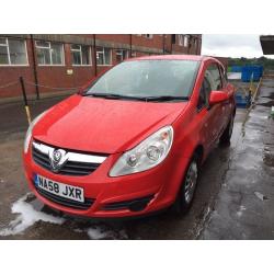 Bargain Vauxhall corsa life, 1.0 petrol, full years MOT good miles, cheap tax