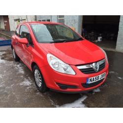 Bargain Vauxhall corsa life, 1.0 petrol, full years MOT good miles, cheap tax