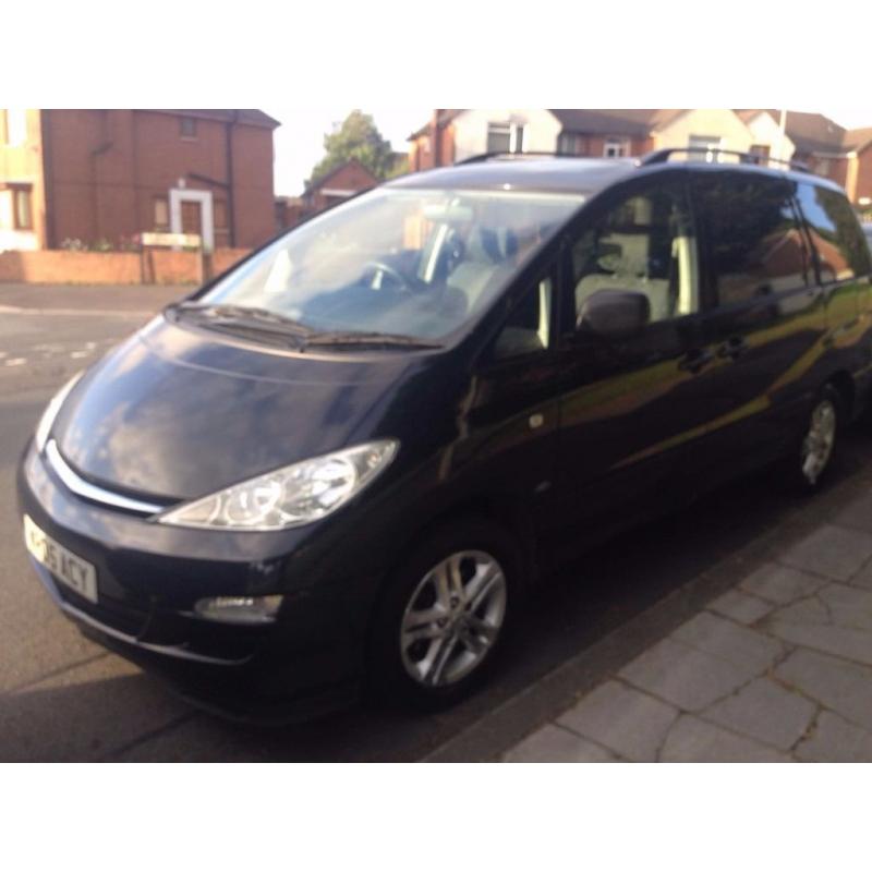 2005 '05' Toyota Previa T Spirit D-4D Mot October 128k psh 7 Seater Galaxy Sharan size