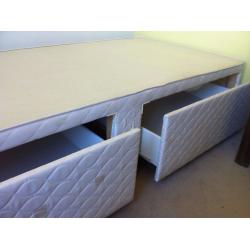 Single Divan Bed Base ONLY with Drawers