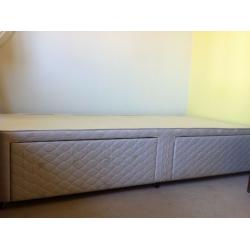 Single Divan Bed Base ONLY with Drawers