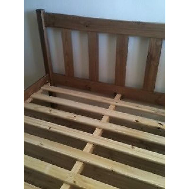 Havana Double Bed Frame with Slats (New)