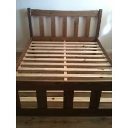 Havana Double Bed Frame with Slats (New)