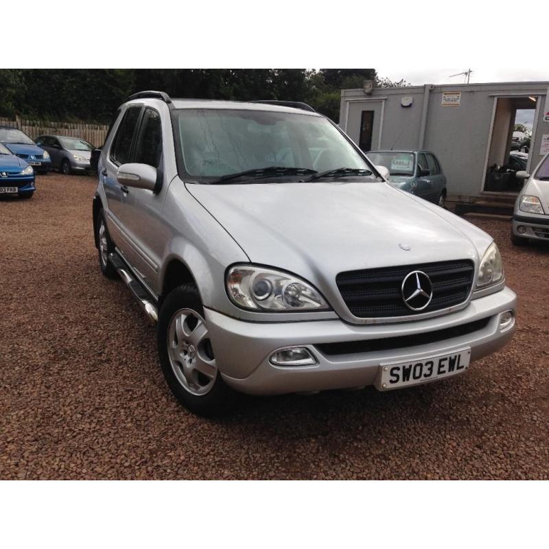 2003 MERCEDES ML 270 DIESEL 1 YEAR MOT! IMMACULATE CONDITION THROUGHOUT!!