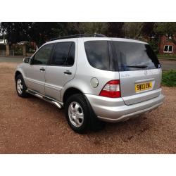 2003 MERCEDES ML 270 DIESEL 1 YEAR MOT! IMMACULATE CONDITION THROUGHOUT!!