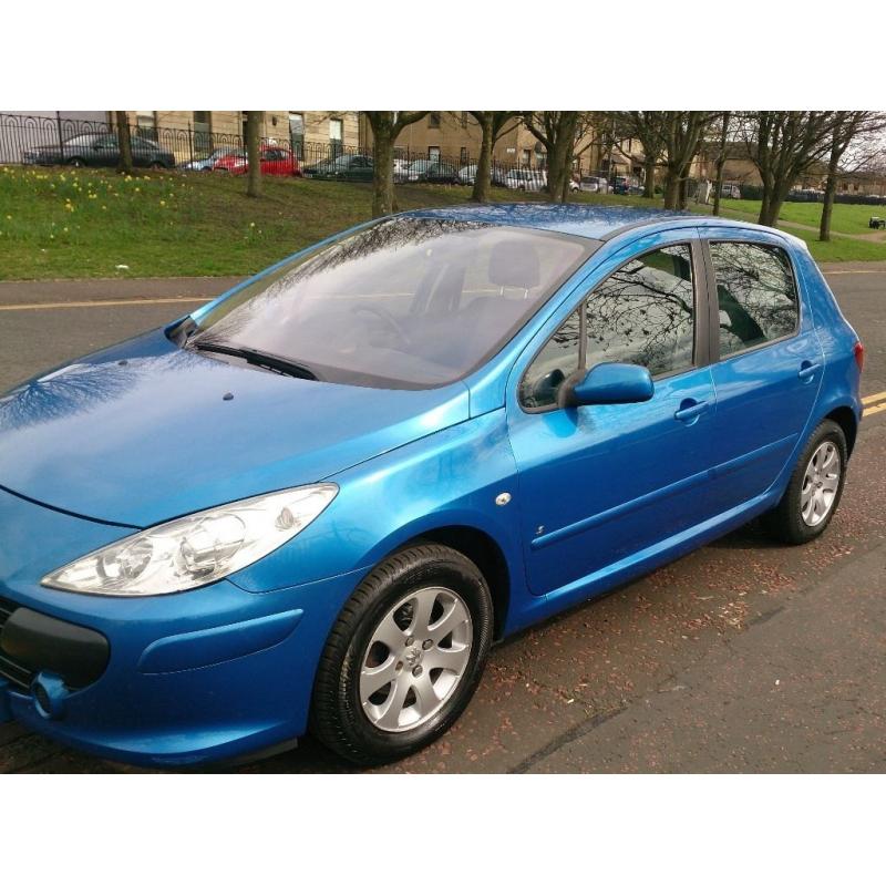 PEUGEOT 307 LX 1.4CC (06 PLATE) 5 DRS HATCHBACK IN EXCELLENT CONDITION.