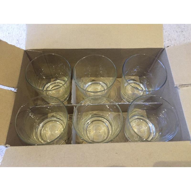 Bells whisky glasses x6