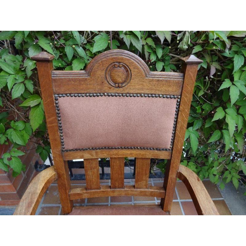 Antique/Vintage 2 x Edwardian, 1 x Georgian Hall/Bedroom Chairs in Need of TLC