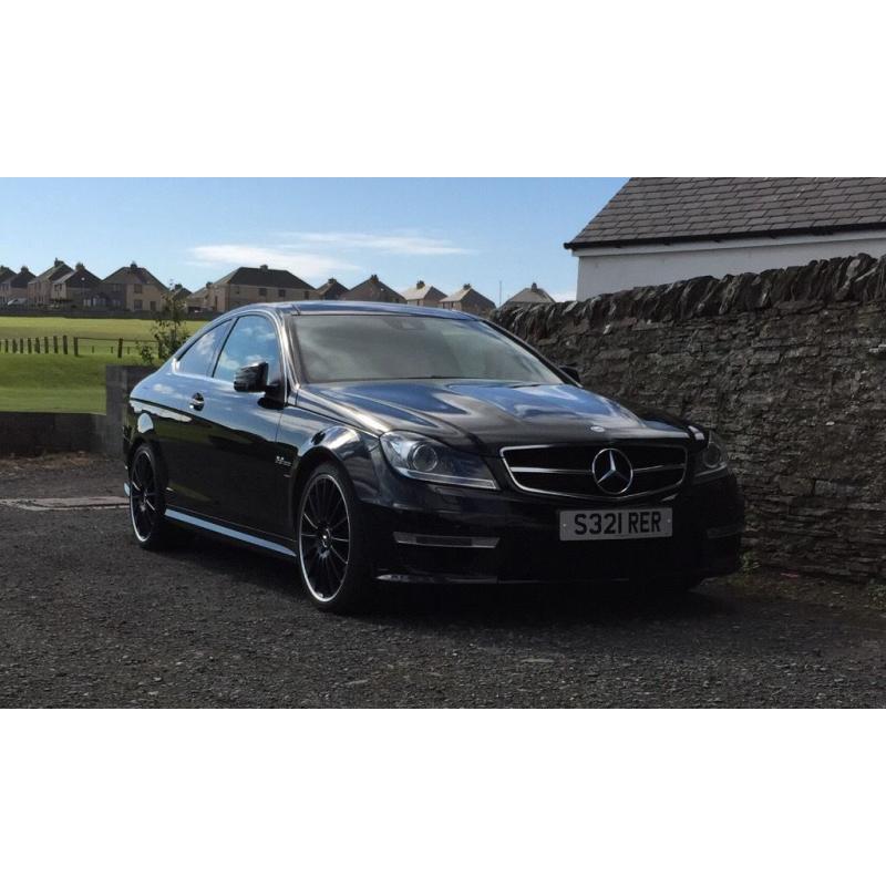 Mercedes C63 6.3L, 450BHP, 18500 miles, one previous owner, 18 month mercedes warranty remaining