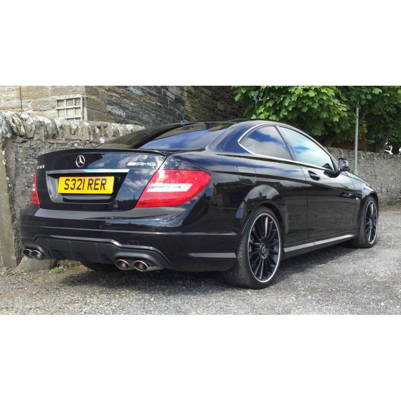 Mercedes C63 6.3L, 450BHP, 18500 miles, one previous owner, 18 month mercedes warranty remaining