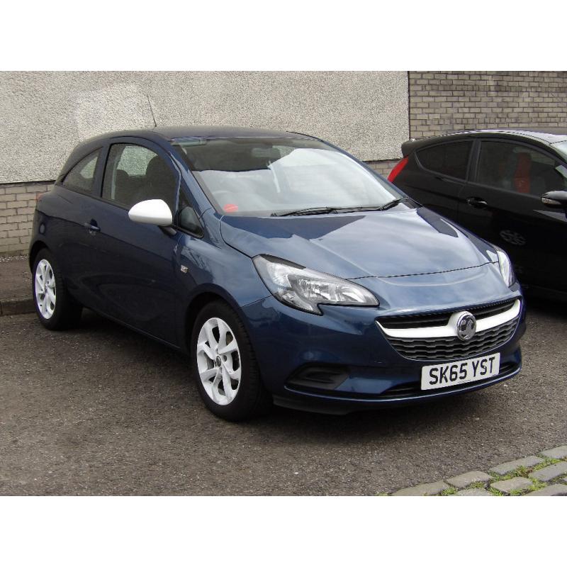 2015 Vauxhall Corsa Sting (Dark Blue), !!! ONLY 4100 MILES !!! 1.2 liter, 3 door Petrol Hatchback