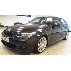 2008 08 BMW 5 SERIES 3.0 525D M SPORT 4D AUTO 195 BHP DIESEL*2 YEARS WARRANTY*FINANCE AVAILABLE