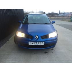 2007 57 Renault Megane extreme 1 year mot 28 day warranty